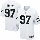 Nike Men & Women & Youth Raiders #97 Smith White Team Color Game Jersey,baseball caps,new era cap wholesale,wholesale hats